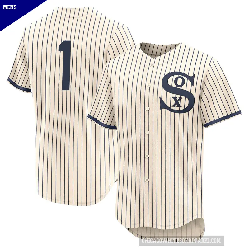 Men's No.1 Lance Johnson Chicago White Sox Cream Authentic 2021 Field of Dreams Jersey