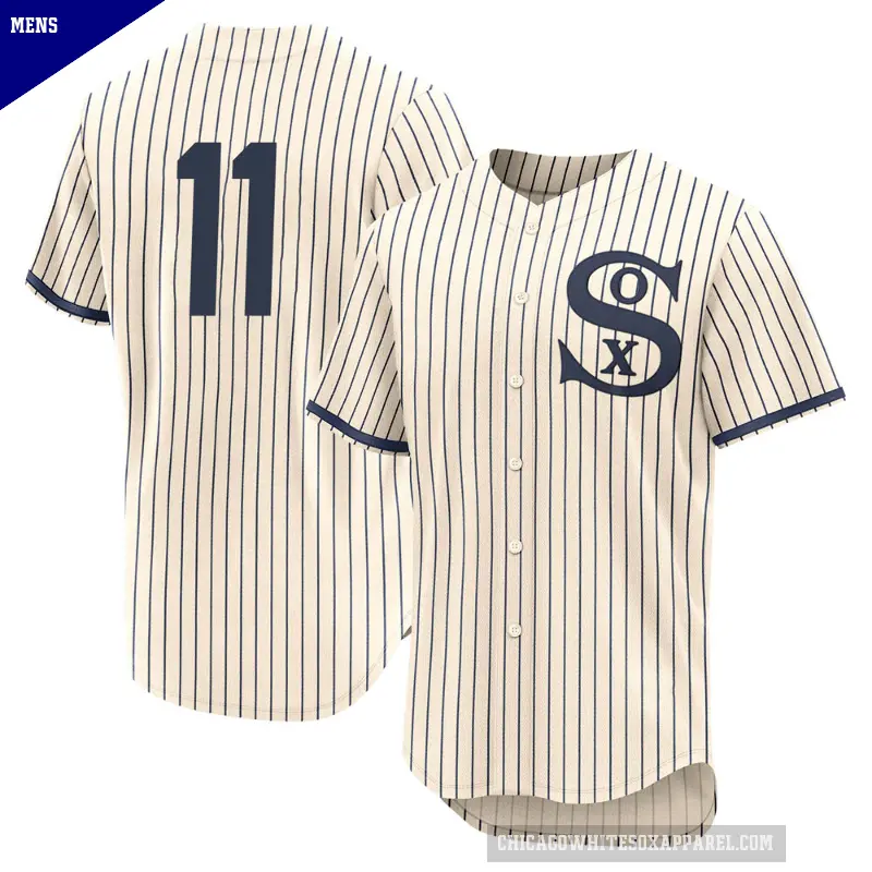Men's No.11 Luis Aparicio Chicago White Sox Cream Authentic 2021 Field of Dreams Jersey