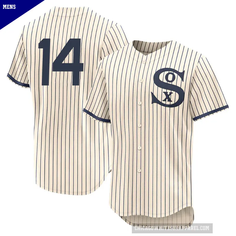 Men's No.14 Bill Melton Chicago White Sox Cream Authentic 2021 Field of Dreams Jersey