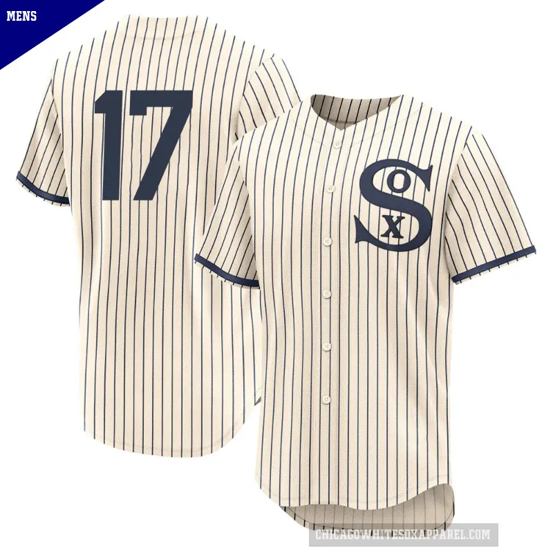 Men's No.17 Sam Antonacci Chicago White Sox Cream Authentic 2021 Field of Dreams Jersey