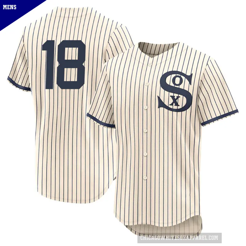 Men's No.18 Brian Goodwin Chicago White Sox Cream Authentic 2021 Field of Dreams Jersey