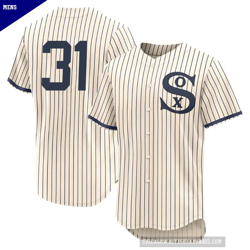 Men's No.31 Earl Averill Chicago White Sox Cream Authentic 2021 Field of Dreams Jersey