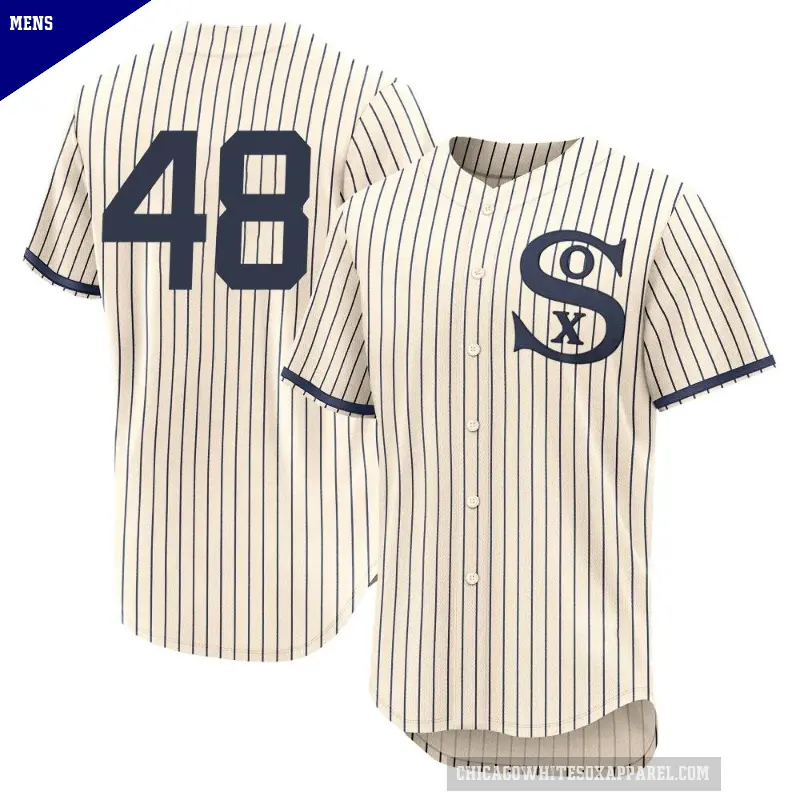 Men's No.48 Jonathan Cannon Chicago White Sox Cream Authentic 2021 Field of Dreams Jersey
