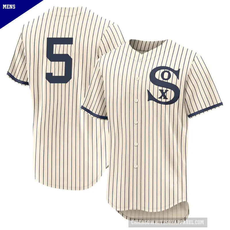 Men's No.5 Josh Rojas Chicago White Sox Cream Authentic 2021 Field of Dreams Jersey