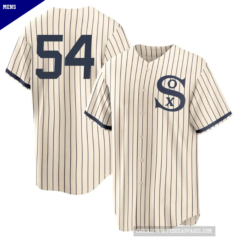 Men's No.54 Martin Perez Chicago White Sox Cream Replica 2021 Field of Dreams Jersey