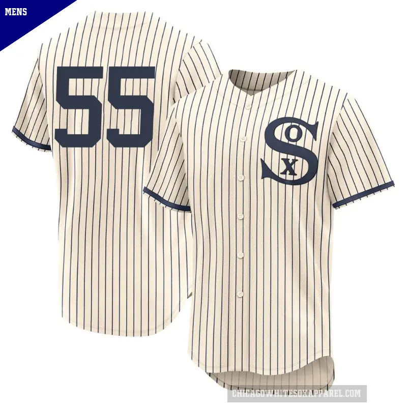 Men's No.55 Jose Rodriguez Chicago White Sox Cream Authentic 2021 Field of Dreams Jersey