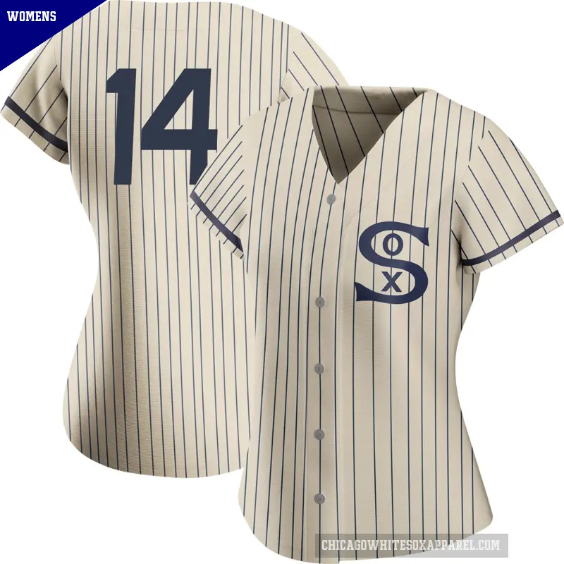 Women's No.14 Bill Melton Chicago White Sox Cream Replica 2021 Field of Dreams Jersey