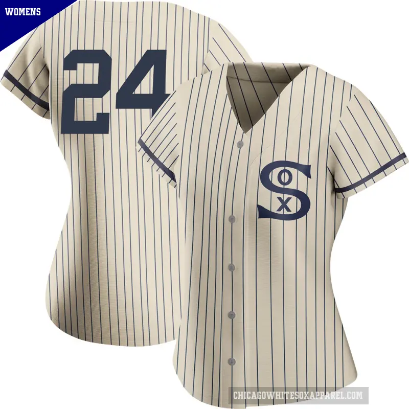 Women's No.24 Early Wynn Chicago White Sox Cream Authentic 2021 Field of Dreams Jersey