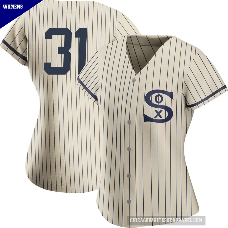 Women's No.31 Earl Averill Chicago White Sox Cream Authentic 2021 Field of Dreams Jersey