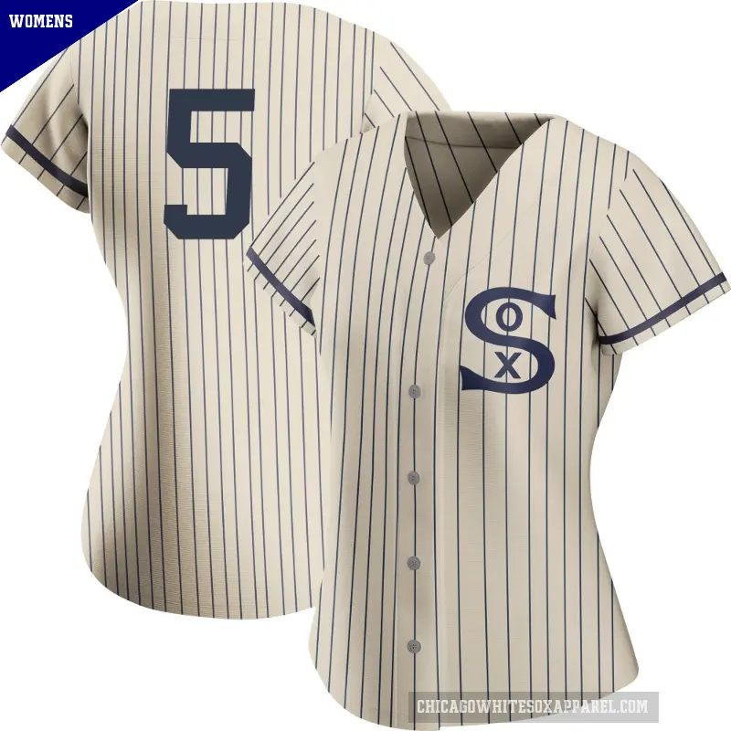 Women's No.5 Josh Rojas Chicago White Sox Cream Authentic 2021 Field of Dreams Jersey