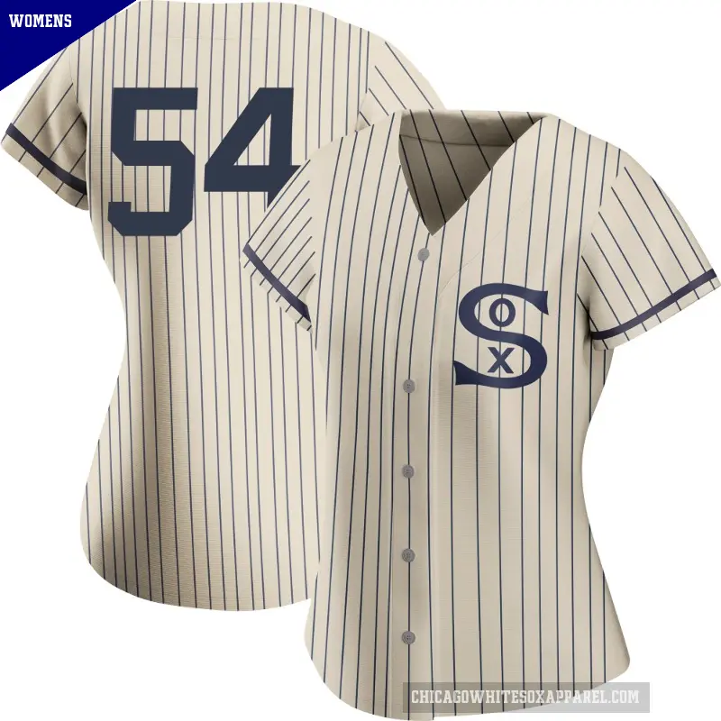 Women's No.54 Martin Perez Chicago White Sox Cream Replica 2021 Field of Dreams Jersey