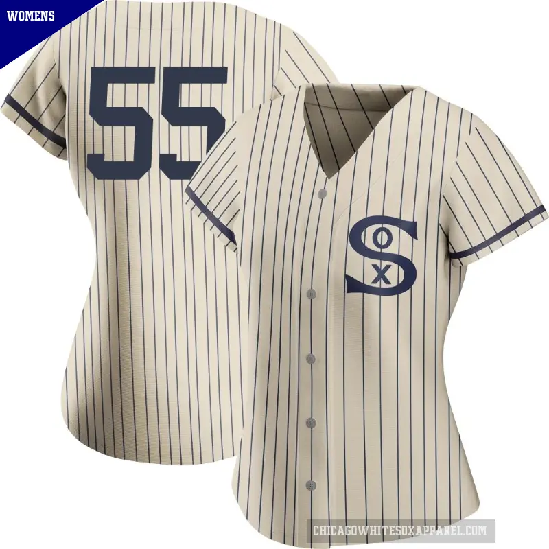 Women's No.55 Jose Rodriguez Chicago White Sox Cream Authentic 2021 Field of Dreams Jersey
