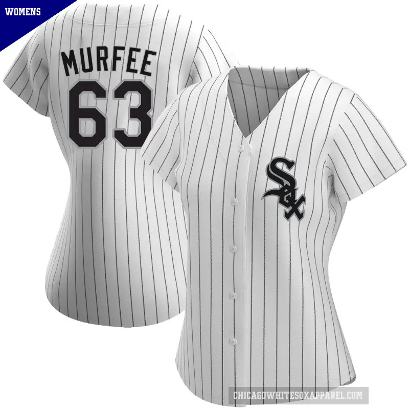 Women's No.63 Penn Murfee Chicago White Sox White Authentic Home Jersey