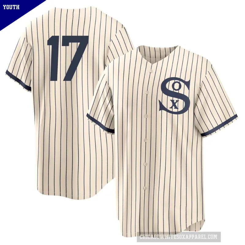 Youth No.17 Sam Antonacci Chicago White Sox Cream Replica 2021 Field of Dreams Jersey