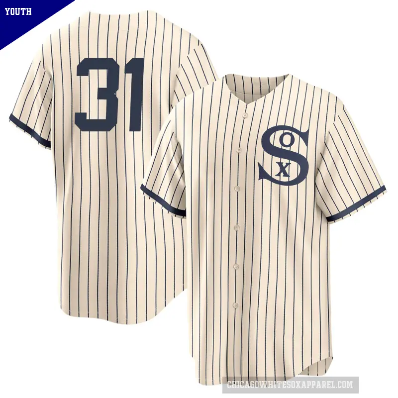 Youth No.31 Earl Averill Chicago White Sox Cream Replica 2021 Field of Dreams Jersey